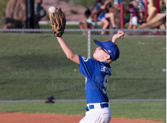 Baseball player batting.